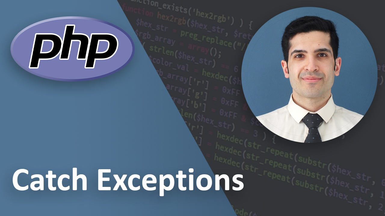 PHP catch exceptions